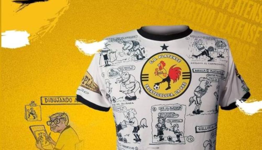 Platense lanza camiseta especial inspirada en caricaturas