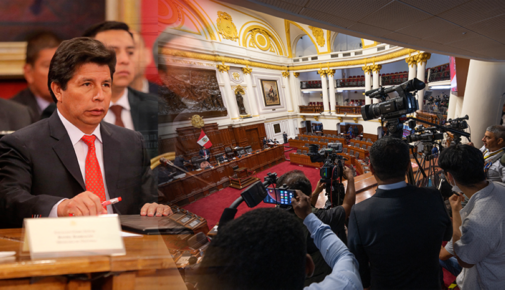 Congreso de Perú cita a presidente Pedro Castillo para votar su destitución