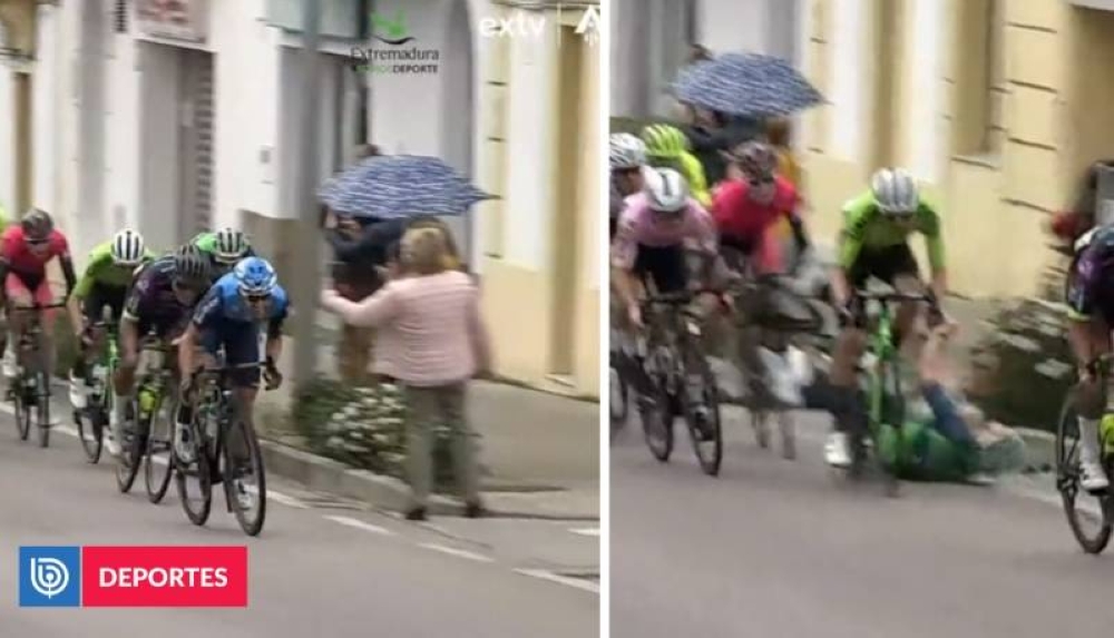 Mujer es atropellada por ciclista tras meterse a grabar en la pista