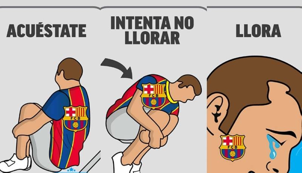 Memes se burlan del Barcelona tras perder ante el Real Madrid