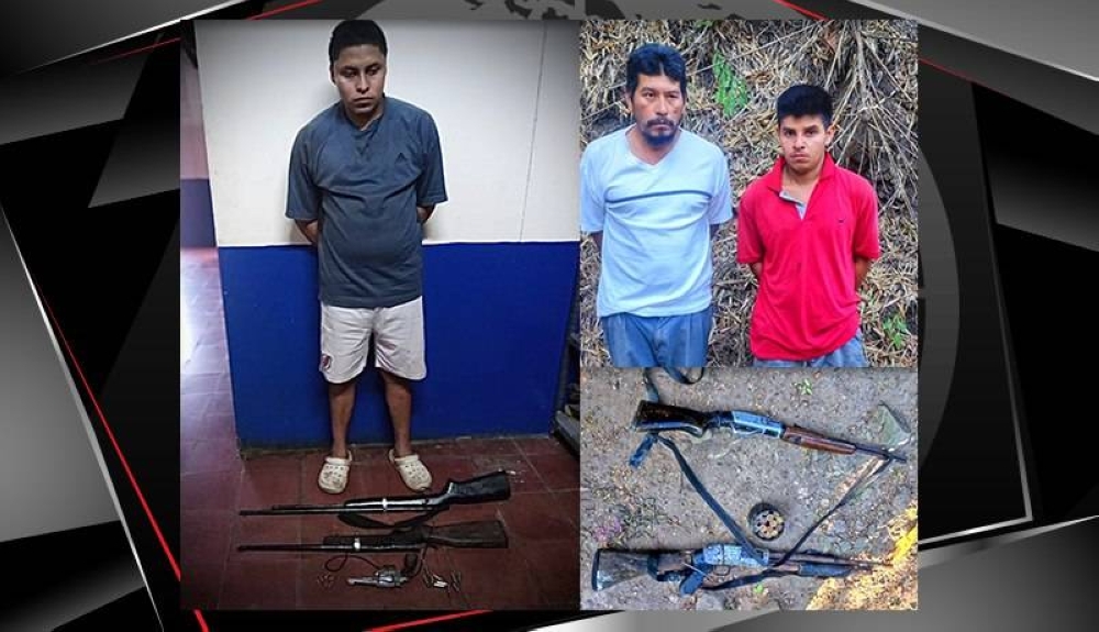 Incautan armas y municiones a tres capturados en dos operativos en La ...
