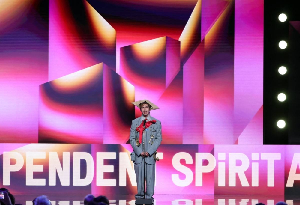 En 'Problemista', Julio presentó la historia de un joven salvadoreño que migra a Nueva York para ser diseñador de juguetes. Photo by KEVIN WINTER / GETTY IMAGES NORTH AMERICA / Getty Images via AFP