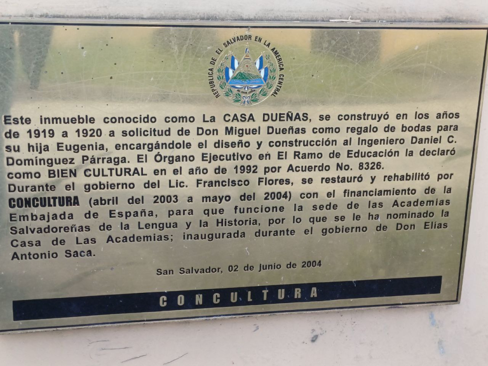 La Casa Dueñas fue restaurada y rehabilitada en 2004 por Concultura. / Jessica Guzmán.