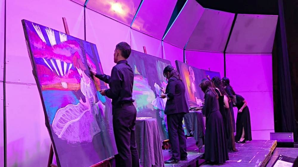 Artes plásticas en acción.