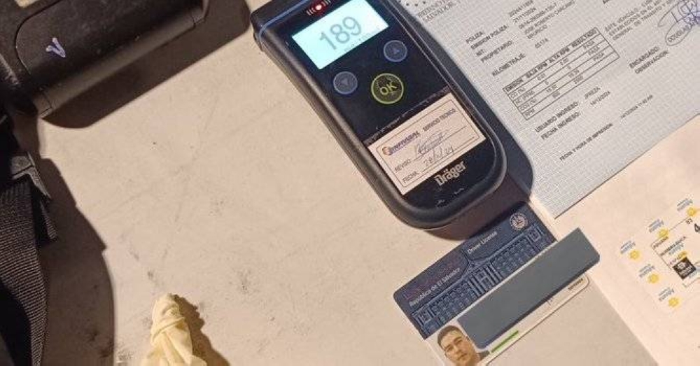 Siete conductores detenidos en dos horas por conducción peligrosa con alcohol