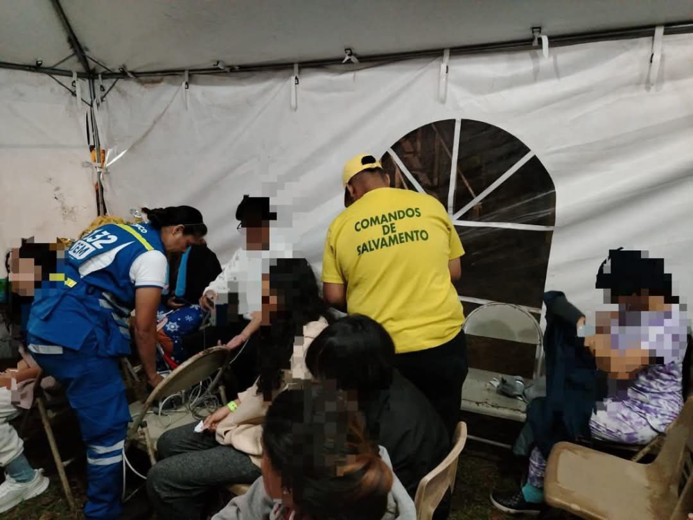 Más de 30 personas sufrieron de intoxicación alimentaria en un campamento