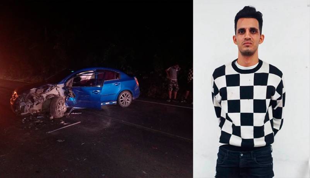 Conductor es capturado por manejar bajo los efectos del alcohol y provocar un accidente en Chalatenango