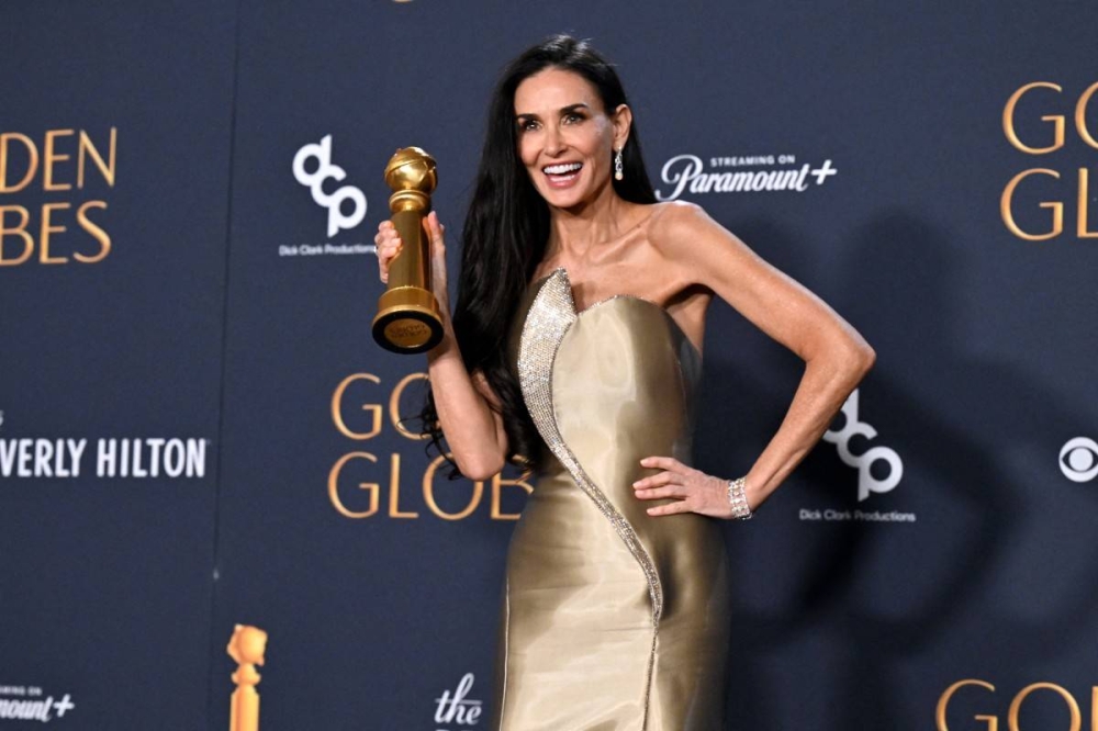 «Llevo 45 años en esto y es la primera vez que gano un premio como actriz», Demi Moore