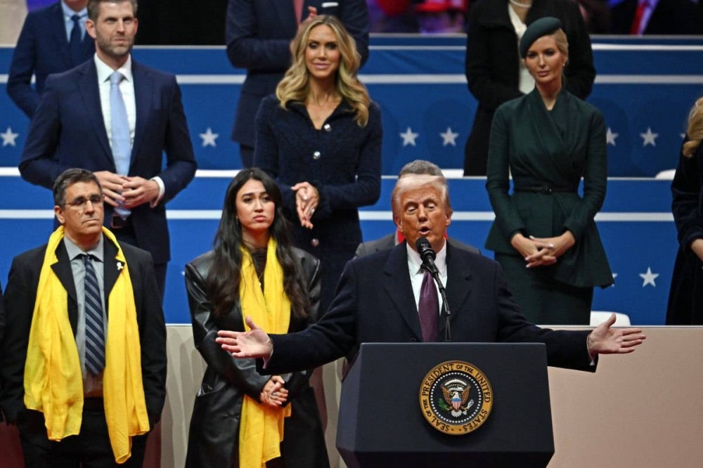 Cinco escenas inesperadas de la investidura de Donald Trump