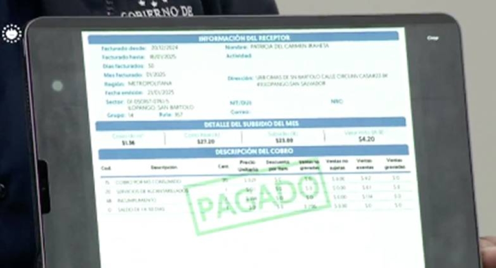 Así puede descargar su factura «pagada» del recibo de agua de ANDA