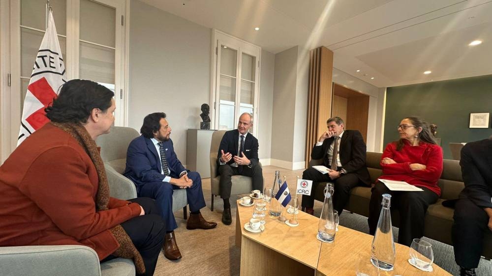 Ulloa se reúne con el CICR para «reafirmar compromiso» con la protección de derechos humanos