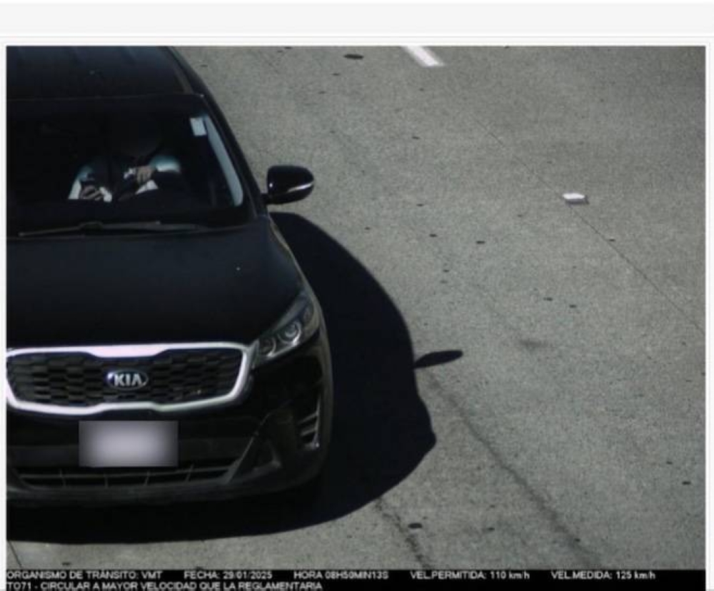 Casi mil fotomultas han sido impuestas solo en febrero