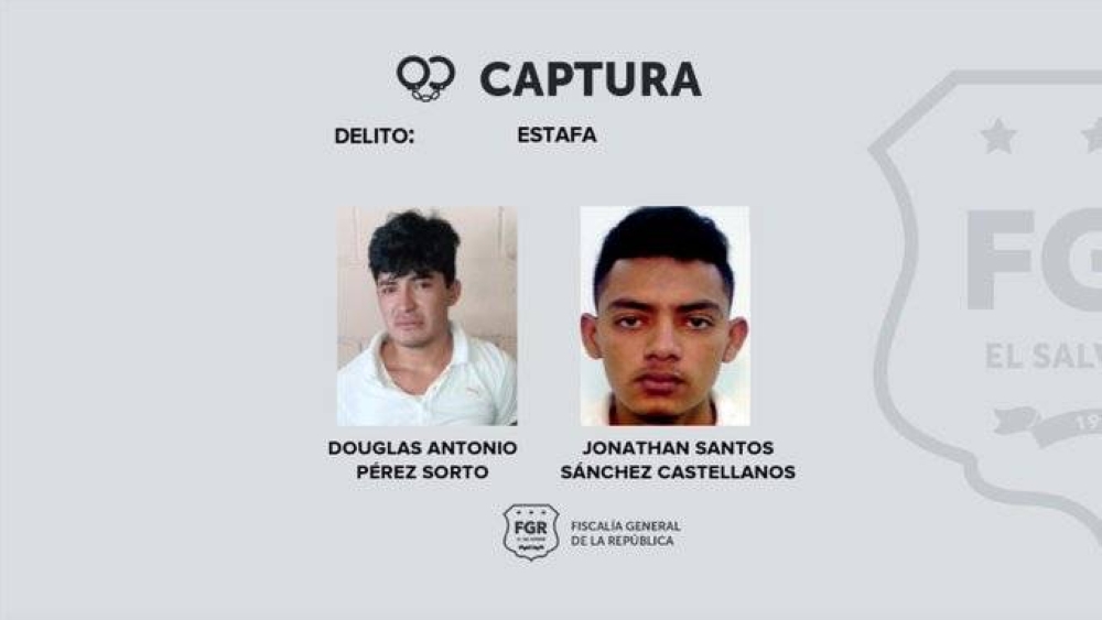 Capturan a acusados de estafar más de $1,000 por redes sociales