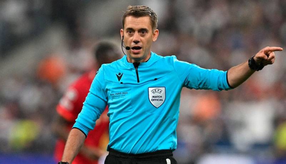 Clément Turpin, el elegido para arbitrar el Real Madrid-Atlético en Champions