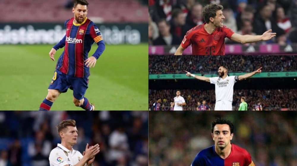 Los cinco jugadores con más partidos en la historia de la Champions League