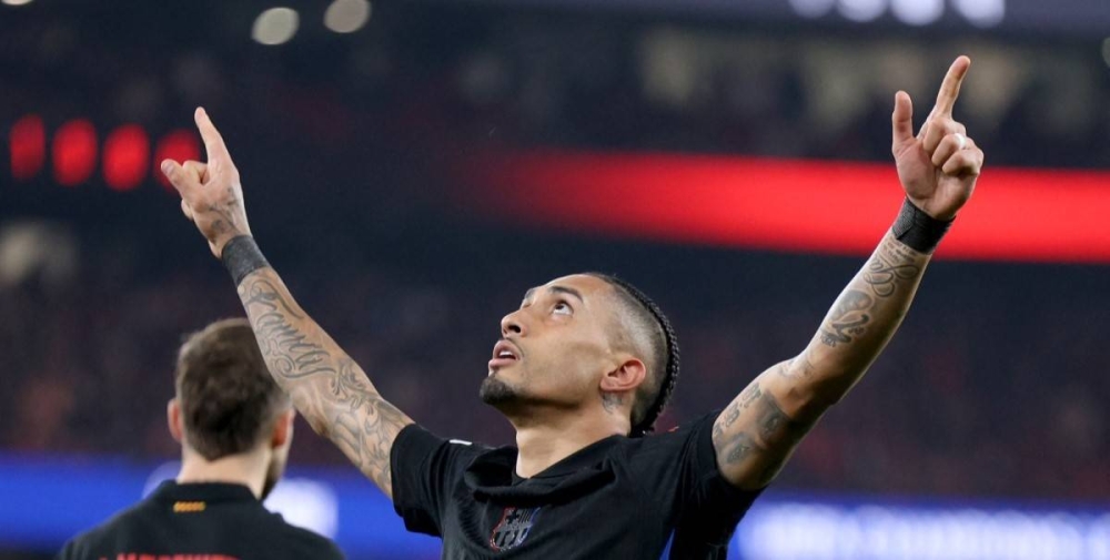 Elogian a Raphinha como uno de los mejores jugadores del mundo