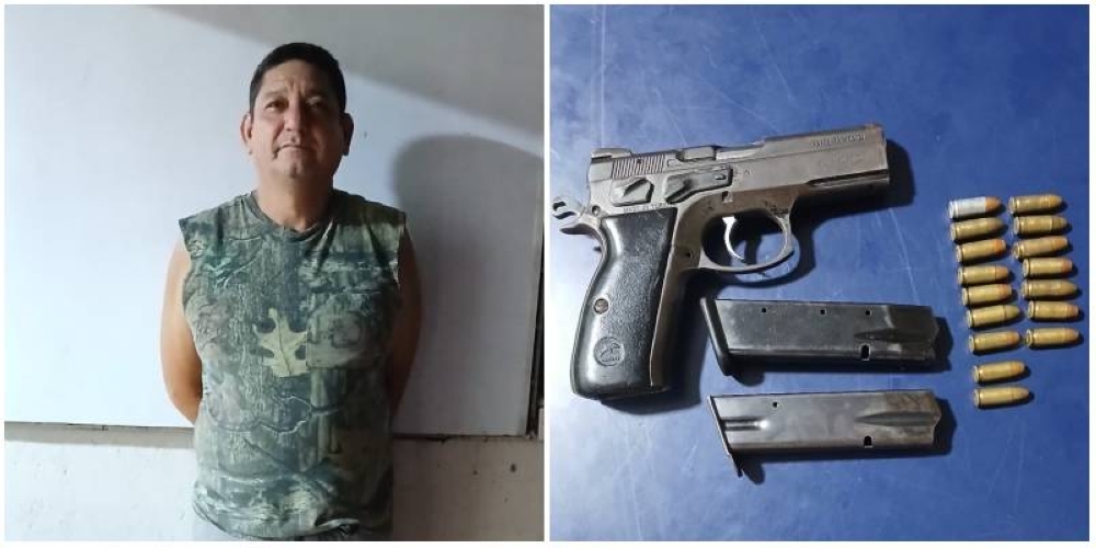 PNC arresta a militar que portaba un arma en estado de ebriedad