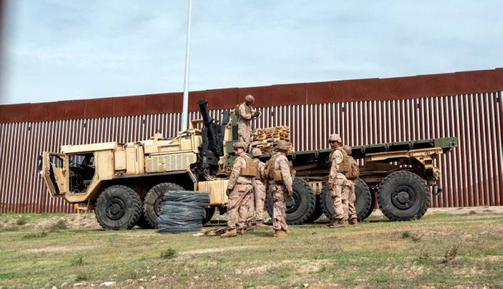 EEUU desplegará otros 600 militares en la frontera con México