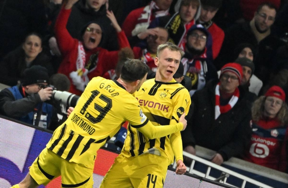 El Borussia vence 2-1 al Lille y se medirá al Barcelona en cuartos de final
