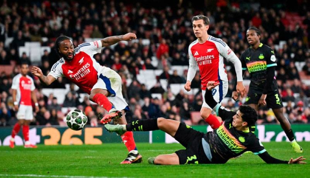 El Arsenal cumple con el trámite ante el PSV y se clasifica a cuartos