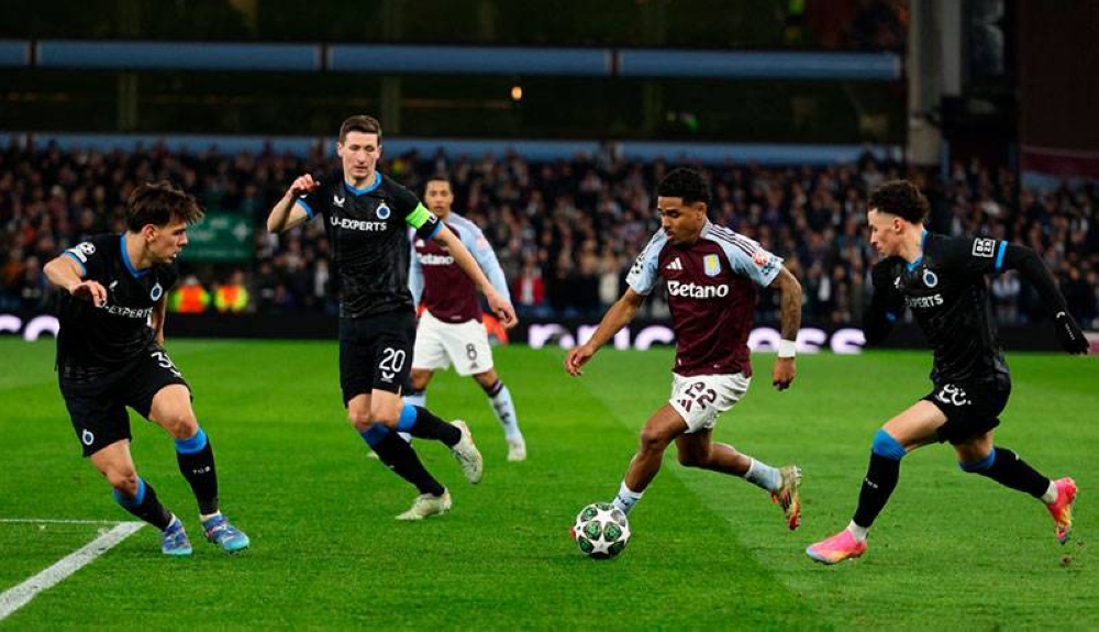 Aston Villa certifica tranquilo su pase a cuartos de Champions