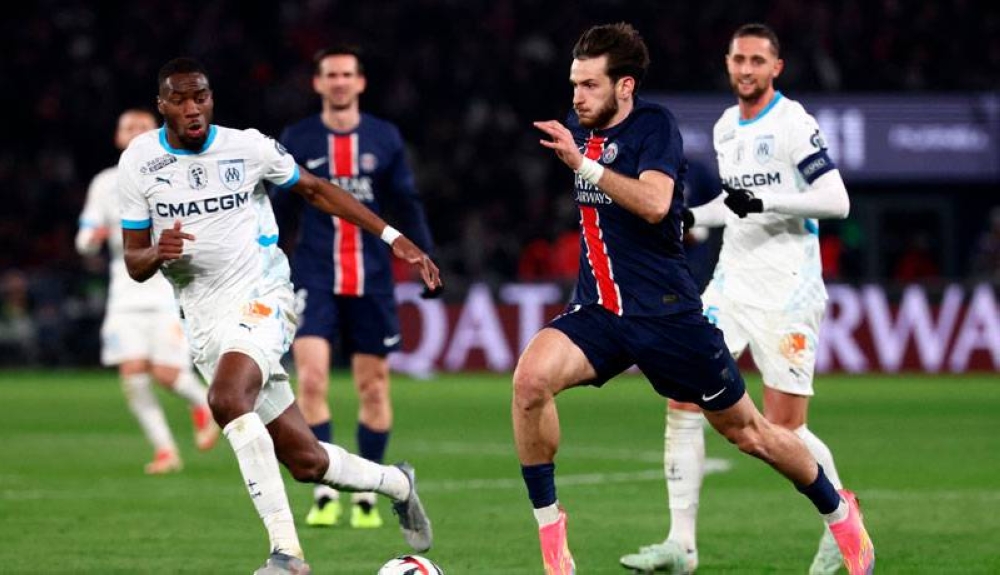 El PSG vence 3-1 al Marsella en el Clásico francés y se distancia 19 puntos