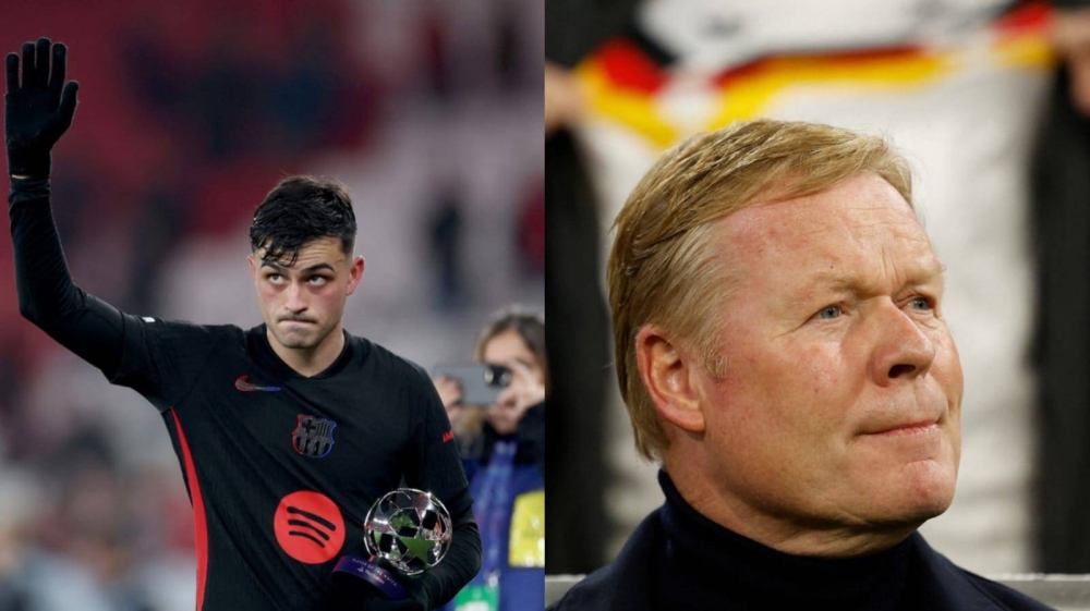 Pedri contra Koeman, el entrenador que lanzó su carrera