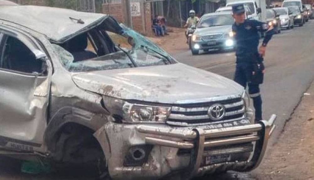 Dos menores lesionados en accidente de tránsito en Moncagua