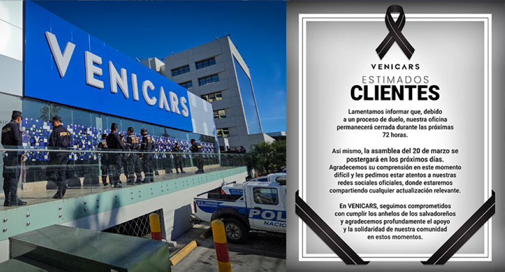 Agencia de carros allanada por Fiscalía dice que estará cerrada por «proceso de duelo»