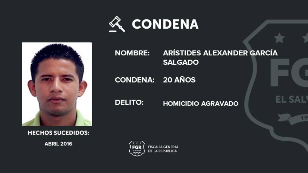 Marero recibe 20 años de cárcel por vigilar mientras asesinaban a otro pandillero