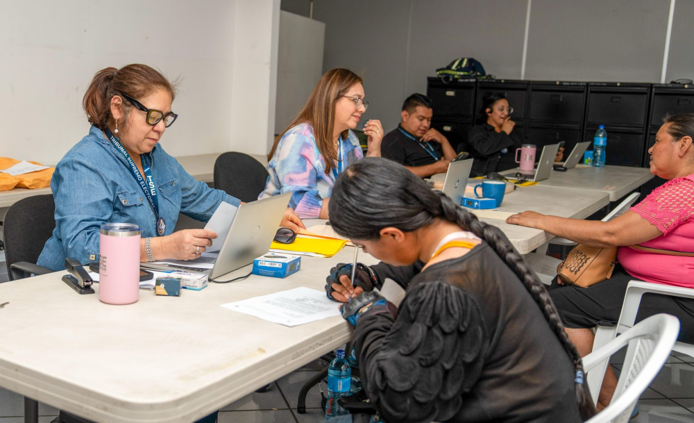 TSE está entregando constancias de participación en elecciones 2024 en la DOE de San Marcos