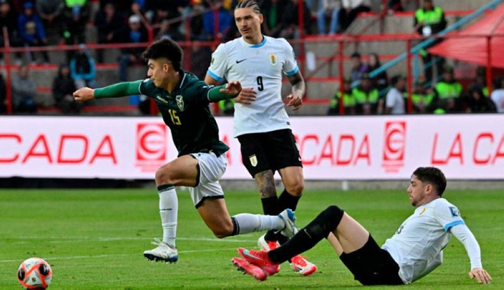 Uruguay le empata 0-0 a Bolivia en El Alto