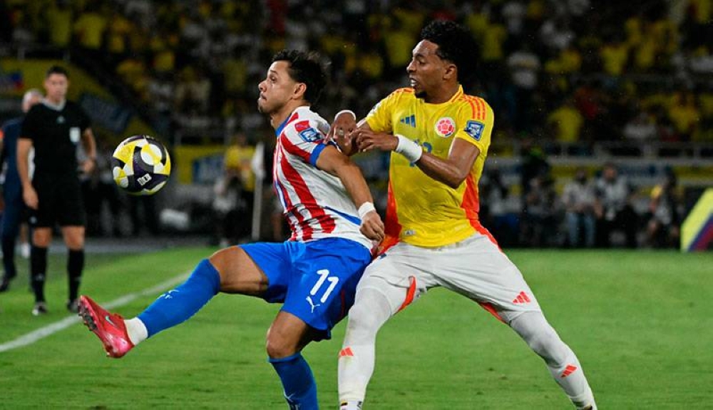 Paraguay le roba un empate a Colombia y camina firme al Mundial