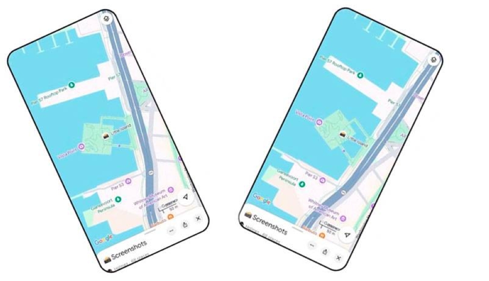 Google Maps guarda las capturas de pantalla como una lista de lugares para visitar sobre el mapa