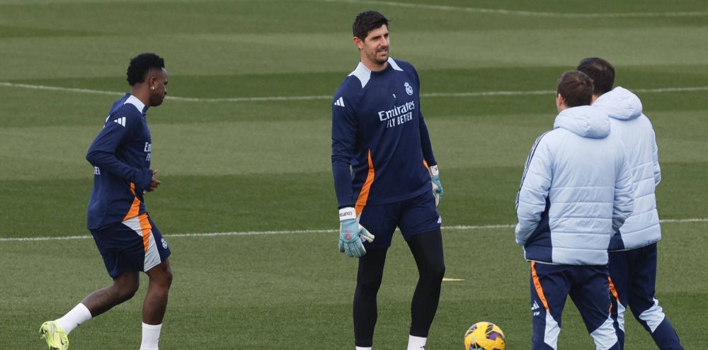 El Real Madrid ultima detalles para la semifinal de Copa del Rey sin Courtois