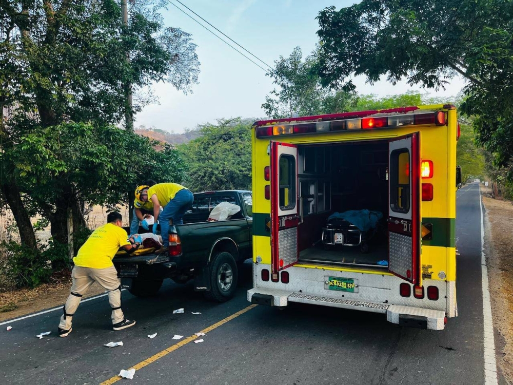 Tres personas resultan lesionadas en accidentes de tránsito en las últimas horas