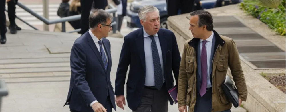 Ancelotti declara que el Real Madrid le sugirió una fórmula para derechos de imagen: «Nunca pensé en defraudar»