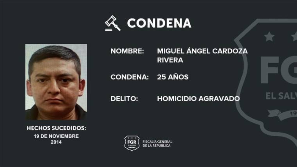 Condenan a 25 años de cárcel a pandillero por asesinar a quien creía informante de la PNC
