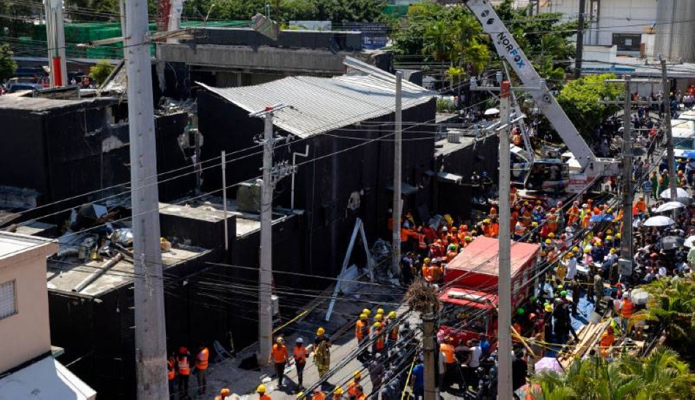 Aumentan a 79 los muertos por el desplome del techo de una discoteca en Santo Domingo