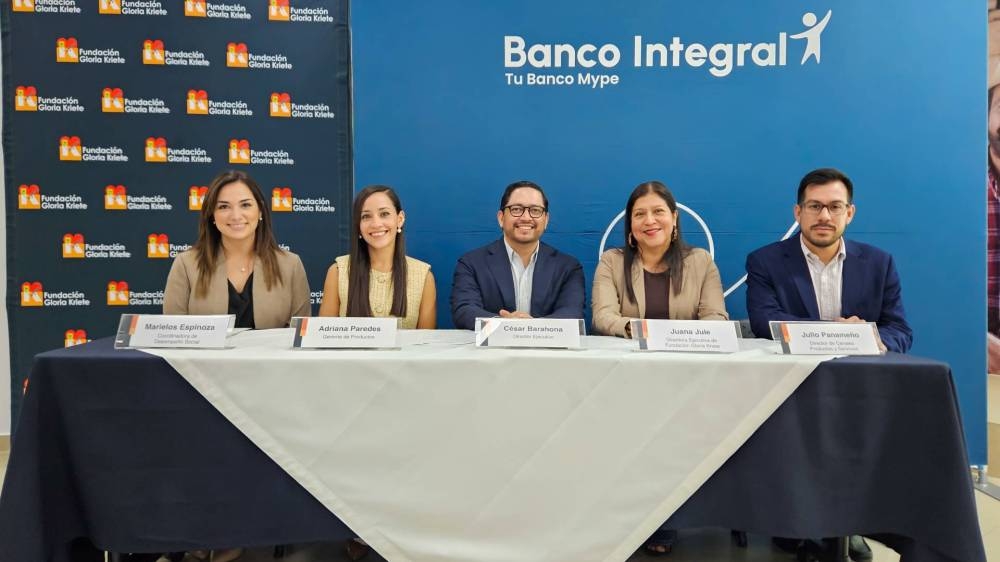 Banco Integral y Fundación Gloria de Kriete unen fuerzas para potenciar las MYPE en El Salvador