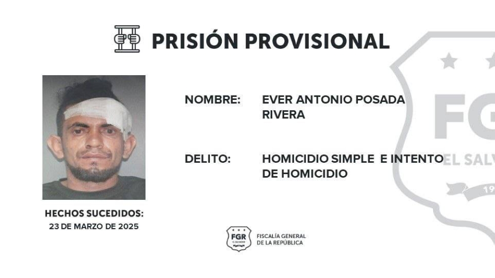 Nicaragüense que asesinó a persona e hirió a otra en Santa Rosa de Lima seguirá detenido