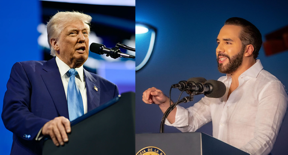 Trump dice que está deseoso de reunirse con Bukele y elogia estrecha colaboración