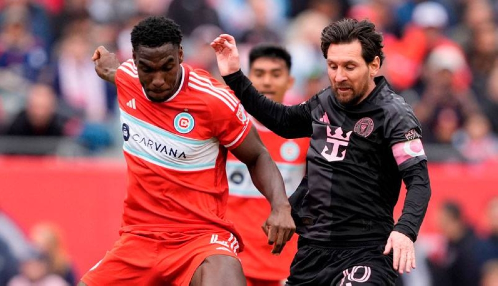 Messi y el Inter Miami no pasan del empate sin goles ante el Chicago Fire