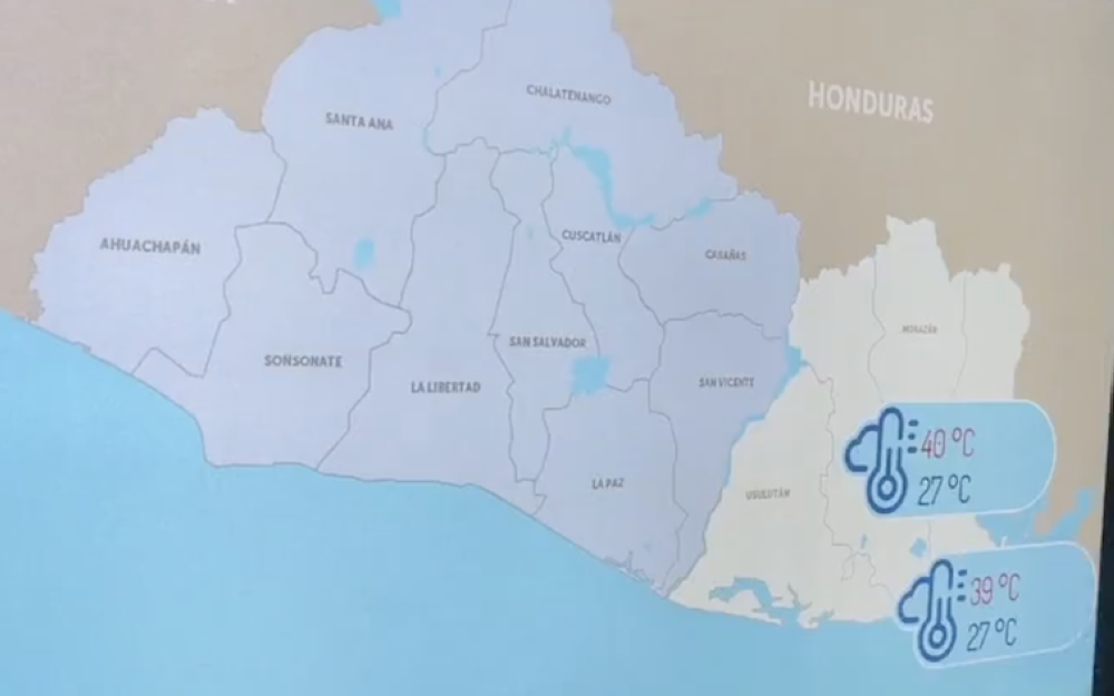 MARN advierte que continuará calor extremo este sábado en El Salvador