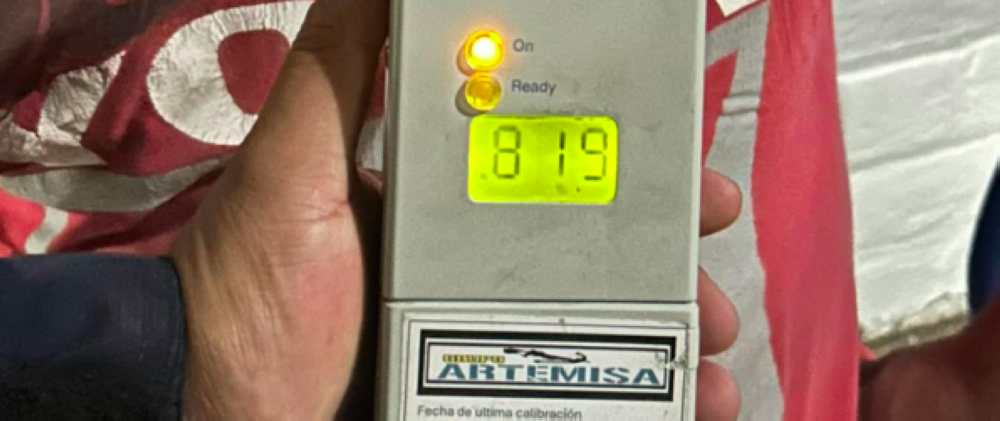 Disminuyen en 57 % las capturas de conductores peligrosos en vacaciones 2025