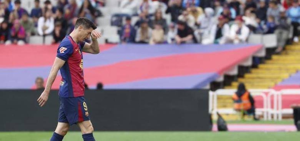 Lewandowski sufre una lesión en el semitendinoso del muslo izquierdo