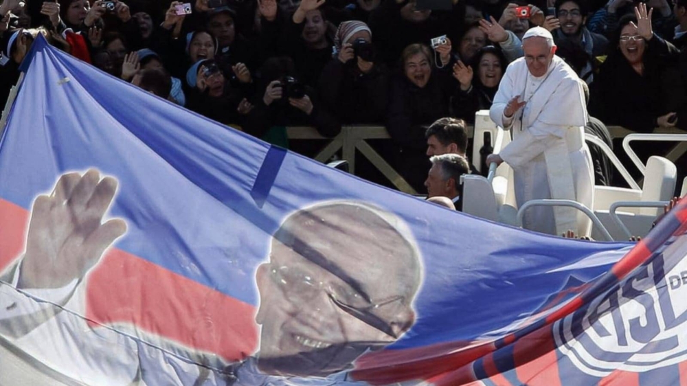 El San Lorenzo argentino resalta el «amor por el Ciclón» del papa Francisco