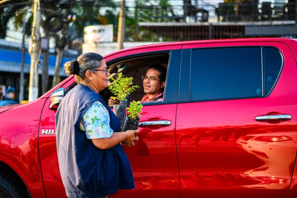 Alcaldía de San Salvador Centro entrega 10,000 plantas por el Día de la Tierra