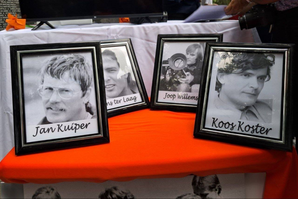 Suspenden juicio de periodistas holandeses asesinados en conflicto armado