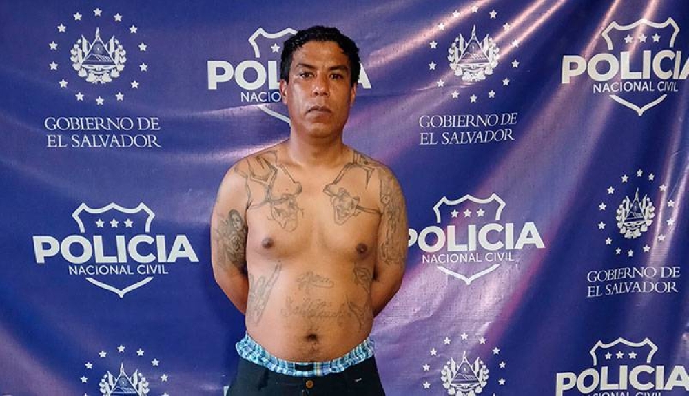 Capturan en Santa Tecla a «Blacky», corredor de la MS13